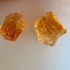 Natural Citrine Uncut Gemstone Rough 40.50 Carats 2 Pcs Deep Golden Yellow Color | Faceting & Jewelry Making November Birthstone