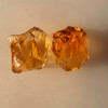 Natural Citrine Uncut Gemstone Rough 40.50 Carats 2 Pcs Deep Golden Yellow Color | Faceting & Jewelry Making November Birthstone