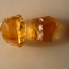 Natural Citrine Uncut Gemstone Rough 44.90 Carats 2 Pcs Deep Golden Yellow Color | Faceting & Jewelry Making November Birthstone