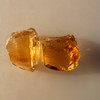 Natural Citrine Uncut Gemstone Rough 44.90 Carats 2 Pcs Deep Golden Yellow Color | Faceting & Jewelry Making November Birthstone