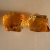 Natural Citrine Uncut Gemstone Rough 41.10 Carats 2 Pcs Deep Golden Yellow Color | Faceting & Jewelry Making November Birthstone