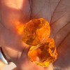 Natural Citrine Uncut Gemstone Rough 41.10 Carats 2 Pcs Deep Golden Yellow Color | Faceting & Jewelry Making November Birthstone
