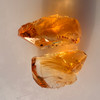 Natural Citrine Uncut Gemstone Rough 45.00 Carats 2 Pcs Deep Golden Yellow Color | Faceting & Jewelry Making November Birthstone