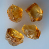 Natural Citrine Uncut Gemstone Rough 82.10 Carats 4 Pcs Deep Golden Yellow Color | Faceting & Jewelry Making November Birthstone