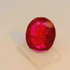 Natural Ruby Precious Gemstone | 8x6mm Oval Facet Cut VS1 Clarity Pigeon Blood Red Color 0.91 Carat Loose Stone | July Birthstone