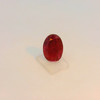 Natural Ruby Precious Gemstone | 8x7mm Oval Facet Cut SI2 Clarity Pigeon Blood Red Color 1.27 Carat Loose Stone | July Birthstone