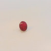 Natural Ruby Precious Gemstone | 8x6mm Oval Facet Cut SI Clarity Burgundy Red Color 1.53 Carat Loose Stone | July Birthstone