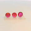 Natural Ruby Precious Gemstone | 6x5mm Oval Facet Cut 3 Pieces VVS Clarity Pigeon Blood Red Color 1.93 Carat Loose Stone | July Birthstone
