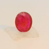 Natural Ruby Precious Gemstone | 6x5mm Oval Facet Cut VVS Clarity Pigeon Blood Red Color 0.74 Carat Loose Stone | July Birthstone