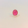 Natural Ruby Precious Gemstone | 6x5mm Oval Facet Cut VVS Clarity Carmine Color 0.51 Carat Loose Stone | July Birthstone