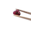 Natural Ruby Precious Gemstone | 8x7mm Heart Facet Cut VS Clarity Merlot Red Color 1.46 Carat Loose Stone | July Birthstone