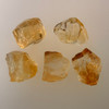 Natural Citrine Uncut Rough Gemstone 55.35 Carats 5 Pcs Bio Golden Yellow Citrine Color Brazil Earth Mined | Faceting & Jewelry Making