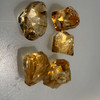 Natural Citrine Uncut Rough Gemstone 55.35 Carats 5 Pcs Bio Golden Yellow Citrine Color Brazil Earth Mined | Faceting & Jewelry Making