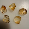 Natural Citrine Uncut Rough Gemstone 55.35 Carats 5 Pcs Bio Golden Yellow Citrine Color Brazil Earth Mined | Faceting & Jewelry Making