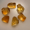 Natural Citrine Uncut Rough Gemstone 73.10 Carats 6 Pcs Dandelion Yellow Color Brazil Earth Mined | Faceting & Jewelry Making