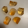 Natural Citrine Uncut Rough Gemstone 73.10 Carats 6 Pcs Dandelion Yellow Color Brazil Earth Mined | Faceting & Jewelry Making