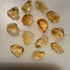 Natural Citrine Uncut Rough Gemstone 94.90 Carats 13 Pcs Tuscan Yellow Color Brazil Earth Mined | Faceting & Jewelry Making