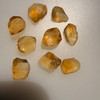 Natural Citrine Uncut Rough Gemstone 78.35 Carats 9 Pcs Dandelion Yellow Color Brazil Earth Mined | Faceting & Jewelry Making