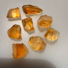 Natural Citrine Uncut Rough Gemstone 56.25 Carats 8 Pcs Golden Madeira Yellow Citrine Color Brazil Earth Mined | Faceting & Jewelry Making