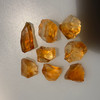 Natural Citrine Uncut Rough Gemstone 56.25 Carats 8 Pcs Golden Madeira Yellow Citrine Color Brazil Earth Mined | Faceting & Jewelry Making