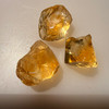 Natural Citrine Uncut Rough Gemstone 54.70 Carats 3 Pcs Golden Yellow Citrine Color Brazil Earth Mined | Faceting & Jewelry Making