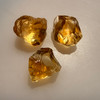 Natural Citrine Uncut Rough Gemstone 54.70 Carats 3 Pcs Golden Yellow Citrine Color Brazil Earth Mined | Faceting & Jewelry Making