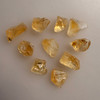 Natural Citrine Uncut Rough Gemstone 49.75 Carats 10 Pcs Tuscan Yellow Color Brazil Earth Mined | Faceting & Jewelry Making