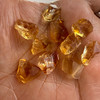 Natural Citrine Uncut Rough Gemstone 54.55 Carats 10 Pcs Amber Yellow Color Brazil Earth Mined | Faceting & Jewelry Making