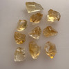 Natural Citrine Uncut Rough Gemstone 64.60 Carats 10 Pcs Pastel Yellow Color Brazil Earth Mined | Faceting & Jewelry Making