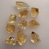 Natural Citrine Uncut Rough Gemstone 64.60 Carats 10 Pcs Pastel Yellow Color Brazil Earth Mined | Faceting & Jewelry Making