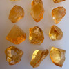 Natural Citrine Uncut Rough Gemstone 77.30 Carats 16 Pcs Golden Yellow Citrine Color Brazil Earth Mined | Faceting & Jewelry Making