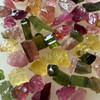 Natural Multi Tourmaline Rough 25.06 Carats 59 Piece Uncut 3A Quality Uncut Raw Gemstone Birthstone