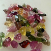 Natural Multi Tourmaline Rough 25.06 Carats 59 Piece Uncut 3A Quality Uncut Raw Gemstone Birthstone