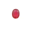 Natural Ruby Gemstone | Oval Facet Cut VVS Clarity 11x8.5mm Glass Filled Carmine Red Color 3.45 Carat Loose Stone | July Birthstone