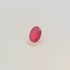 Natural Ruby Gemstone | Oval Facet Cut VVS Clarity 11x8.5mm Glass Filled Carmine Red Color 3.45 Carat Loose Stone | July Birthstone