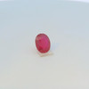 Natural Ruby Gemstone | Oval Facet Cut VVS Clarity 10.2x8.3mm Glass Filled Carmine Red Color 3.55 Carat Loose Stone | July Birthstone