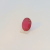Natural Ruby Gemstone | Oval Facet Cut VVS Clarity 11.3x8.7mm Glass Filled Carmine Red Color 4.70 Carat Loose Stone | July Birthstone