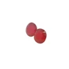 Natural Ruby Gemstone | Oval Facet Cut 12.75 Carat VVS Clarity Glass Filled 10.5x10mm Pigeon Blood Red Color 2 Pieces Loose Stones | July Birthstone