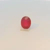 Natural Ruby Gemstone | Oval Facet Cut 4.27 Carat VVS Clarity 10x8.1mm Glass Filled Pigeon Blood Red Color Loose Stone | July Birthstone