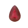 Natural Ruby Gemstone | Pear Facet Cut 10.12 Carat VS Clarity Glass Filled Pigeon Blood Red Color 17x12mm Loose Stone | July Birthstone