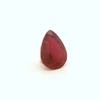 Natural Ruby Gemstone | Pear Facet Cut 14.15 Carat VS Clarity Glass Filled Scarlet Red Color 16.3x12.7mm Loose Stone | July Birthstone