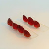 Natural Ruby Gemstone | Oval Facet Cut 26.62 Carat VVS Clarity 7 Pcs Glass Filled Scarlet Red Color 10x8mm Loose Stones | July Birthstone