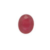 Natural Ruby Gemstone | Oval Facet Cut 3.92 Carat VS Clarity Glass Filled Pigeon Blood Red Color 10.1x8.1mm Loose Stone | July Birthstone