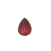 Natural Ruby Gemstone | Pear Facet Cut 7.35 Carat VVS Clarity Glass Filled Scarlet Red Color 14.2x10.2mm Loose Stone | July Birthstone