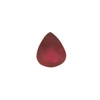 Natural Ruby Gemstone | Pear Facet Cut 5.2 Carat VVS Clarity Glass Filled Pigeon Blood Red Color 12.2x9.5mm Loose Stone | July Birthstone