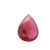 Natural Ruby Gemstone | Pear Facet Cut 3.46 Carat VS Clarity Glass Filled Carmine Red Color 12.5x9.4mm Loose Stone | July Birthstone