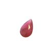 Natural Ruby Gemstone | Pear Facet Cut 3.46 Carat VS Clarity Glass Filled Carmine Red Color 12.5x9.4mm Loose Stone | July Birthstone