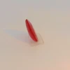 Natural Ruby Gemstone | Pear Facet Cut 3.46 Carat VS Clarity Glass Filled Carmine Red Color 12.5x9.4mm Loose Stone | July Birthstone