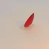 Natural Ruby Gemstone | Pear Facet Cut 3.46 Carat VS Clarity Glass Filled Carmine Red Color 12.5x9.4mm Loose Stone | July Birthstone