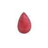 Natural Ruby Gemstone | Pear Facet Cut 7.2 Carat VS Clarity Glass Filled Carmine Red Color 15.3x11.7mm Loose Stone | July Birthstone